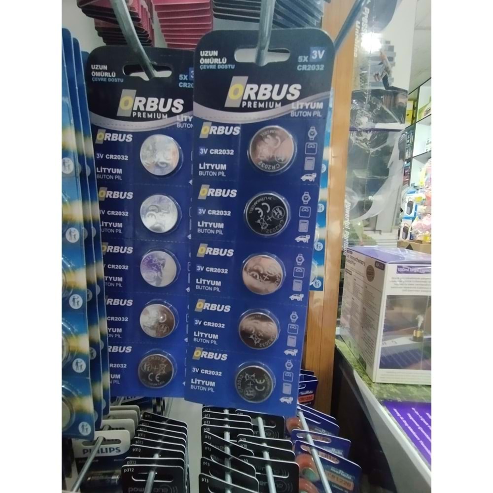 ORBUS PİL CR2032 3V LİTYUM