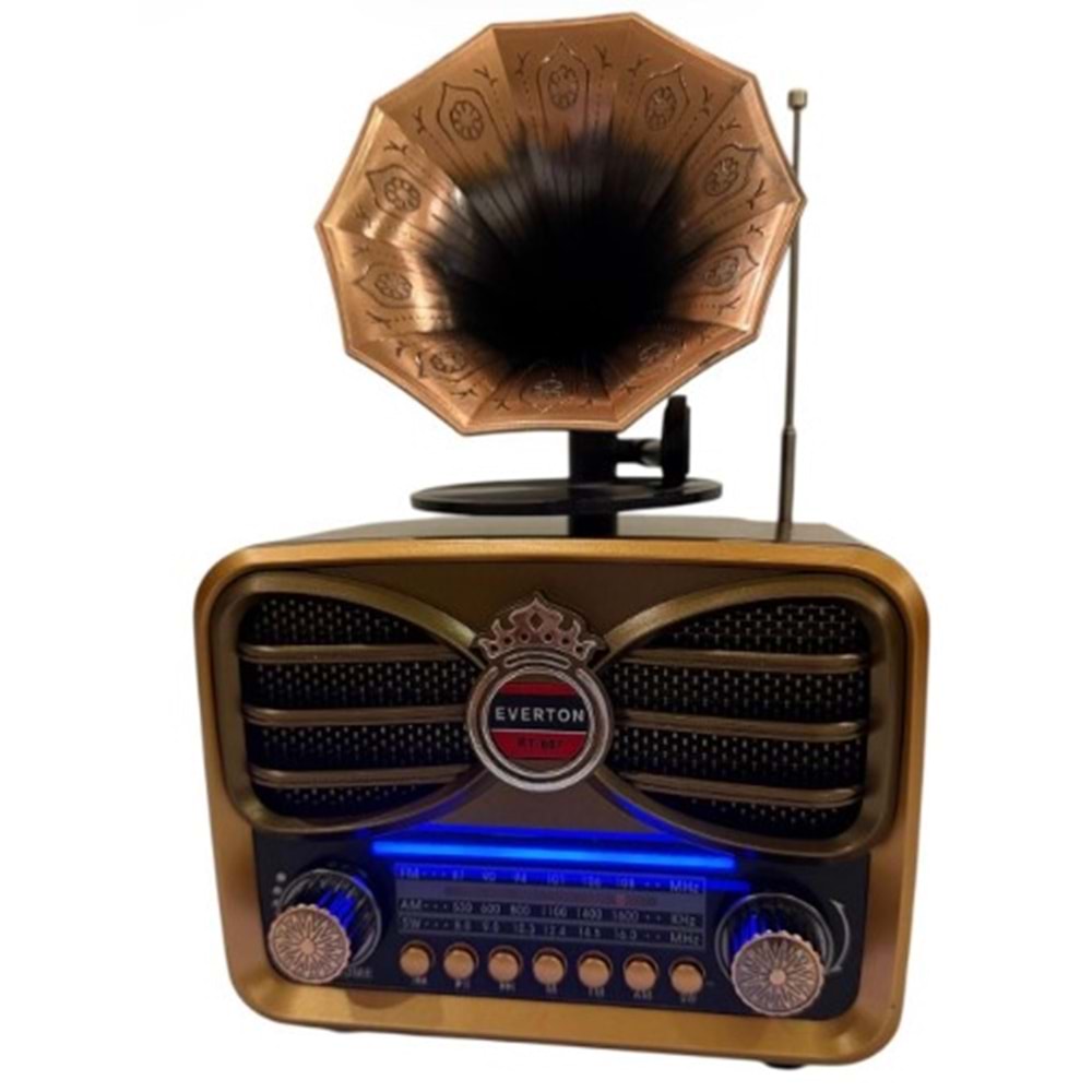 EVERTON RT-607 RADYO GRAMAFONLU