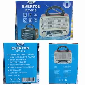 RADYO EVERTON RT-819 BLT HOPARLÖR