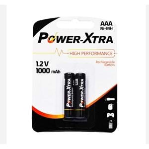 POWER-xtra 1.2v AA 1000 mah pil