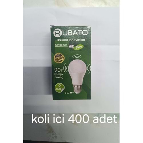 RUBATO 9W SENSÖRLÜ AMPUL