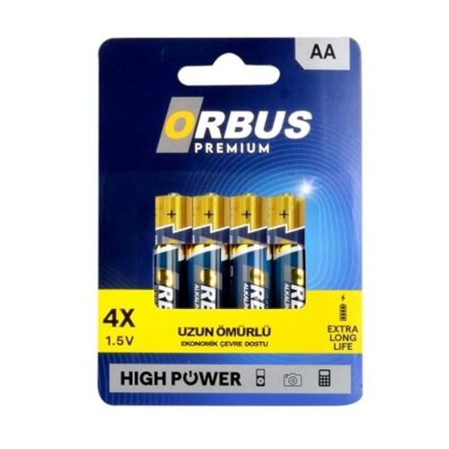 ORBUS PREMIUM 4LÜ AA PİL