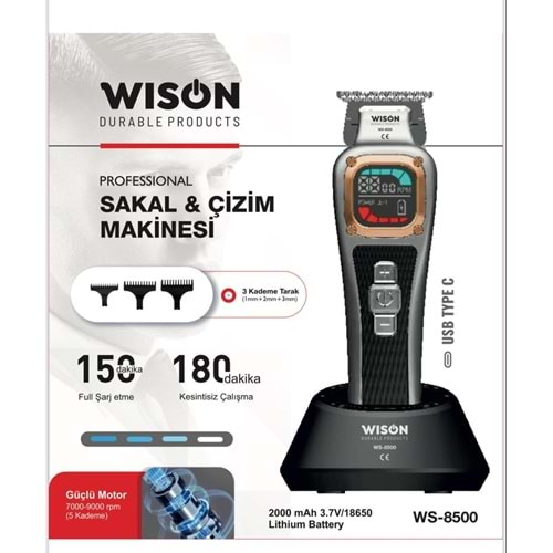 WİSON WS-8500 TRAŞ MAKİNESİ