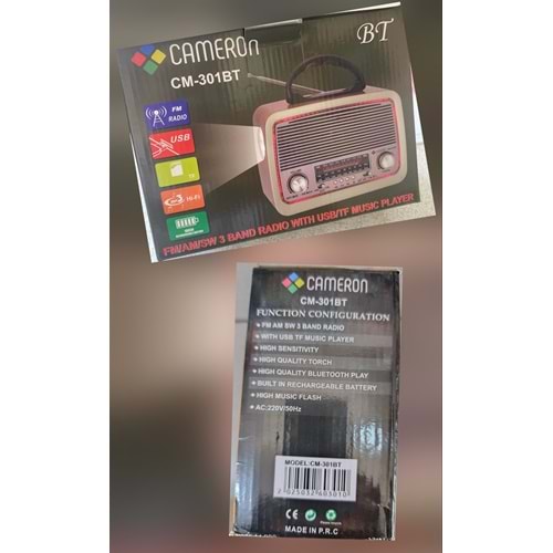RADYO CM-301BT BLT HOPARLÖR