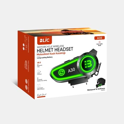 BLİC A30 KASK KULAKLIK İNTERKOM