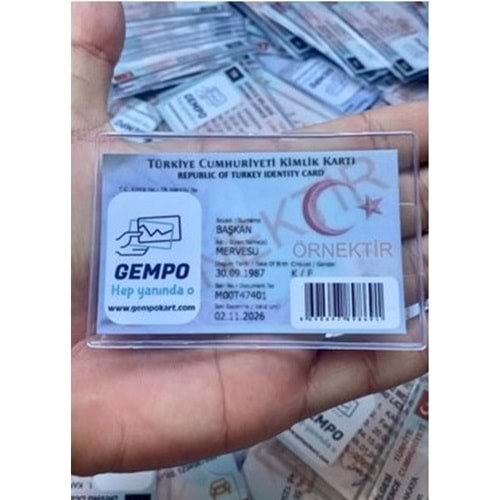 PVC KİMLİK KABI