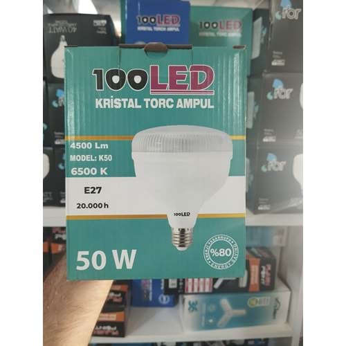 100LED 50W AMPUL KRİSTAL TORC