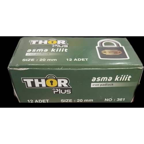 THOR 20 MM ASMA KİLİT