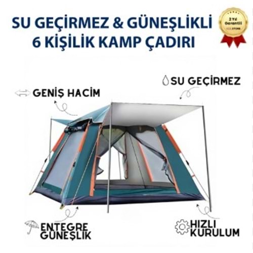 KAMP ÇADIRI OTOMATİK AC6636