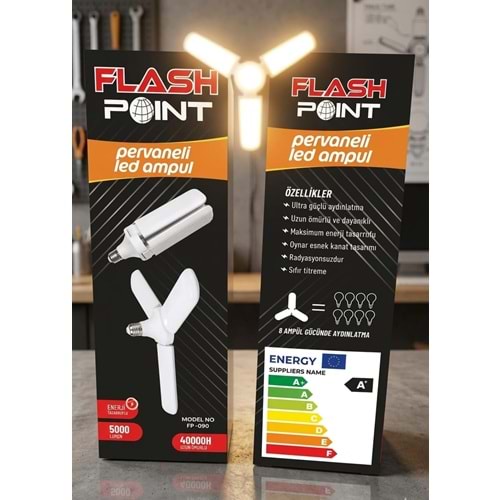 FLASH POINT FP-090 KANATLI LED AMPUL