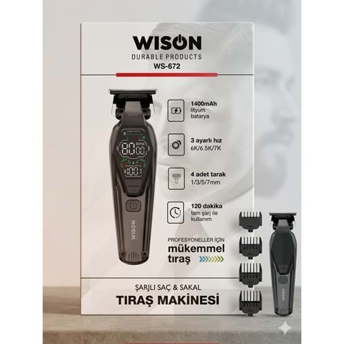 WISQN WS-672 TRAŞ MAKİNESİ