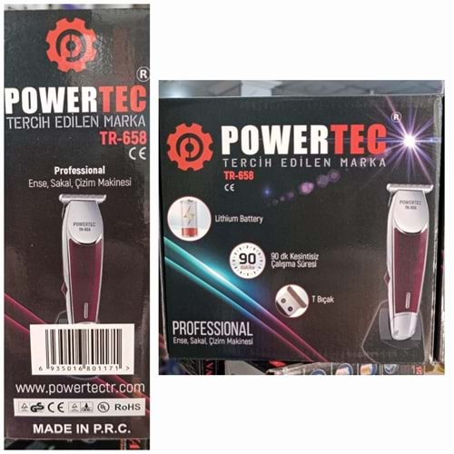 POWERTEC TR-658 TRAŞ MAK