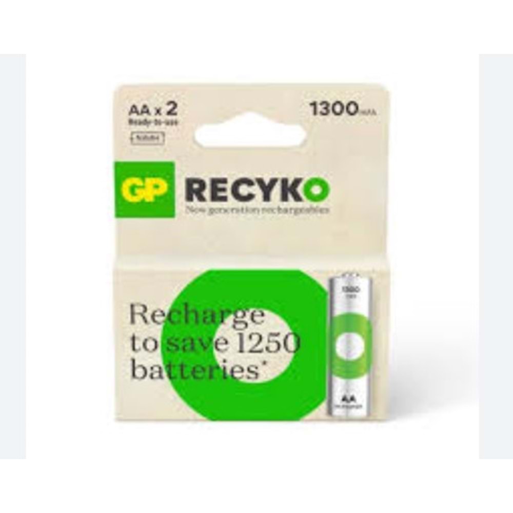 RECYKO GP 1300 2Lİ ŞARJLI PİL