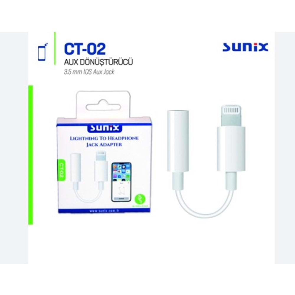 SUNİX CT02 İPHONE JACK ADAPTÖR