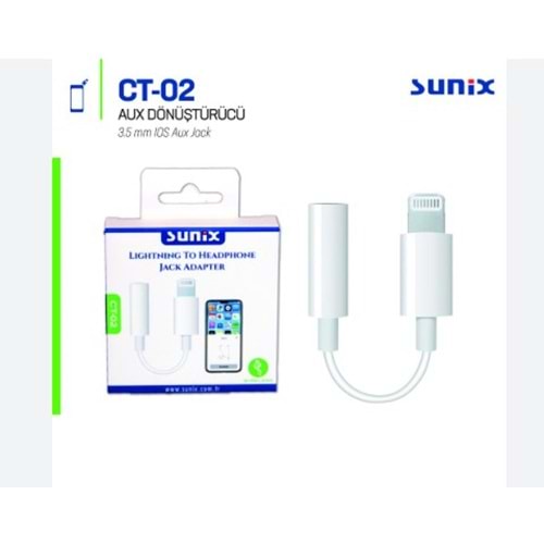 SUNİX CT02 İPHONE JACK ADAPTÖR