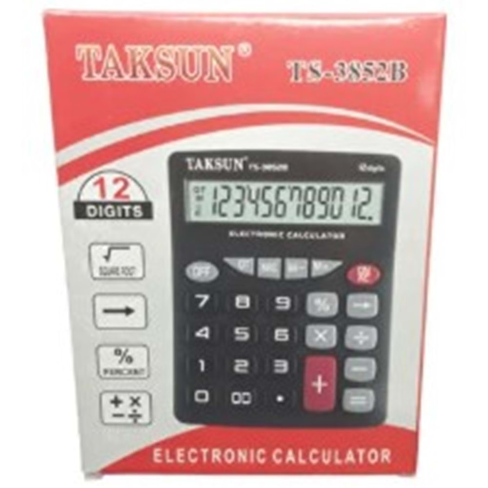 TS-3852B HESAP MAKİNESİ