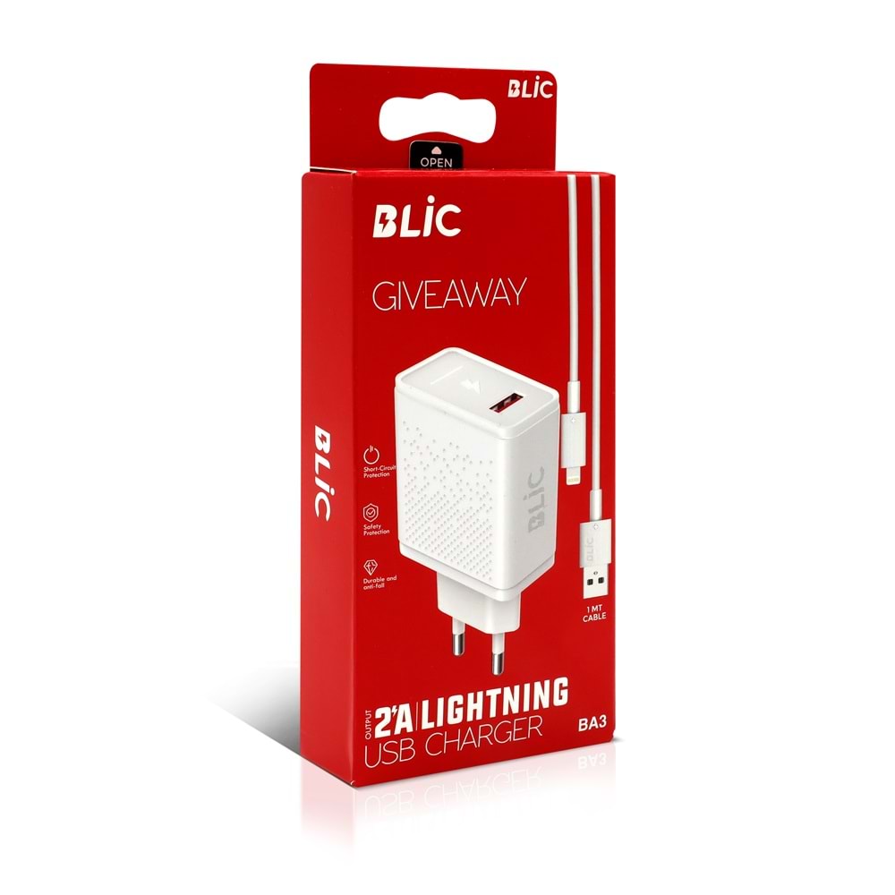 BLİC BA3 İOS ŞARJ ALETİ