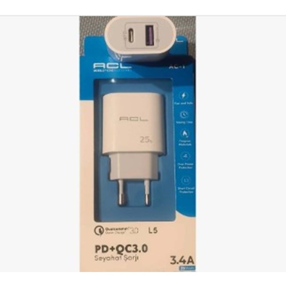 ACL AC-1 L5 A+C 25W ŞARJ