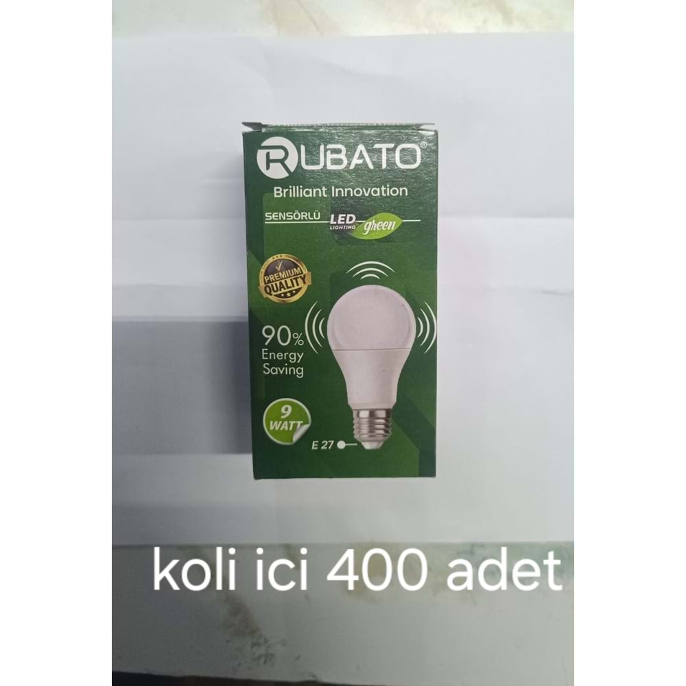 RUBATO 9W SENSÖRLÜ AMPUL