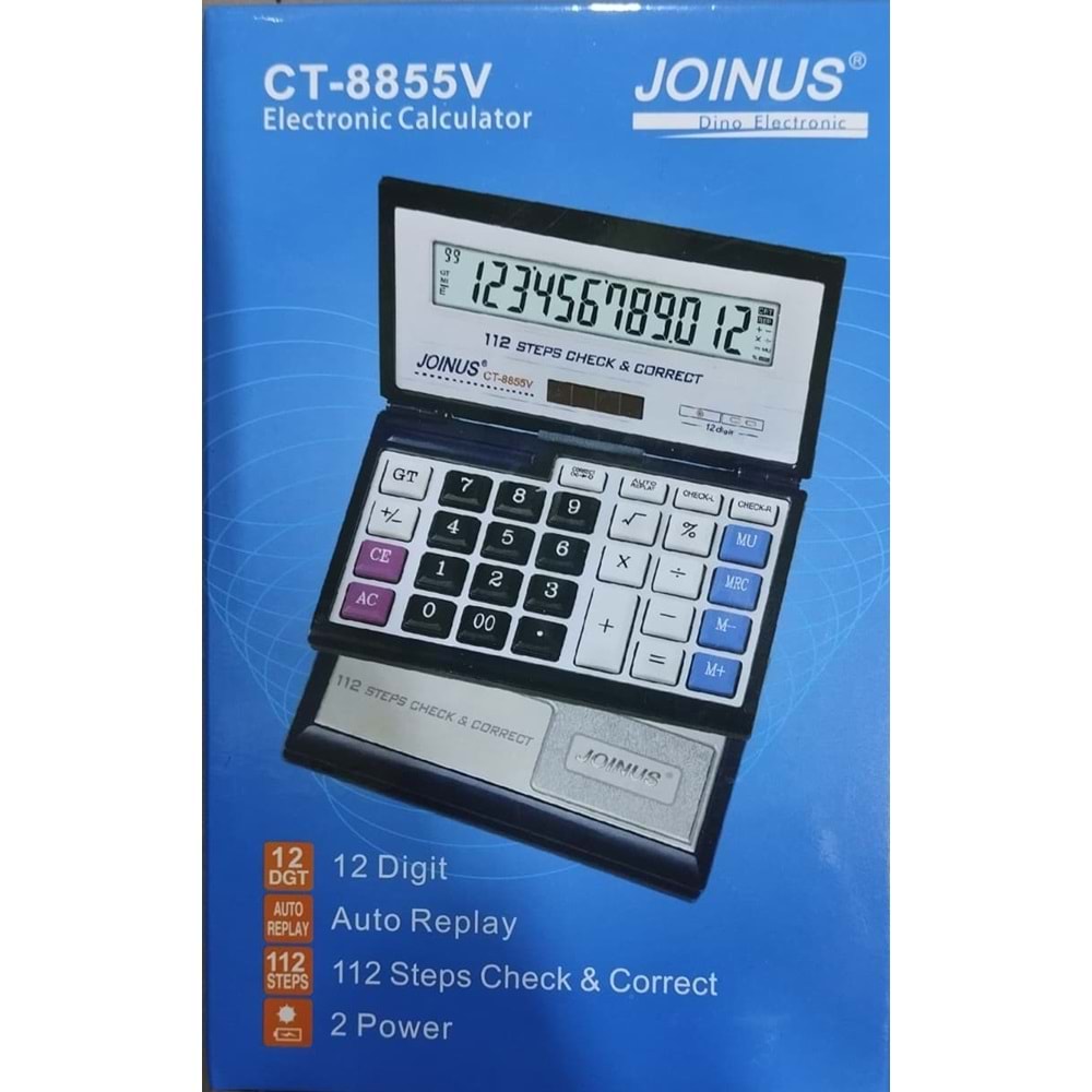 CT -8855V KAPAKLI HESAP MAKINASI