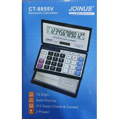 CT -8855V KAPAKLI HESAP MAKINASI
