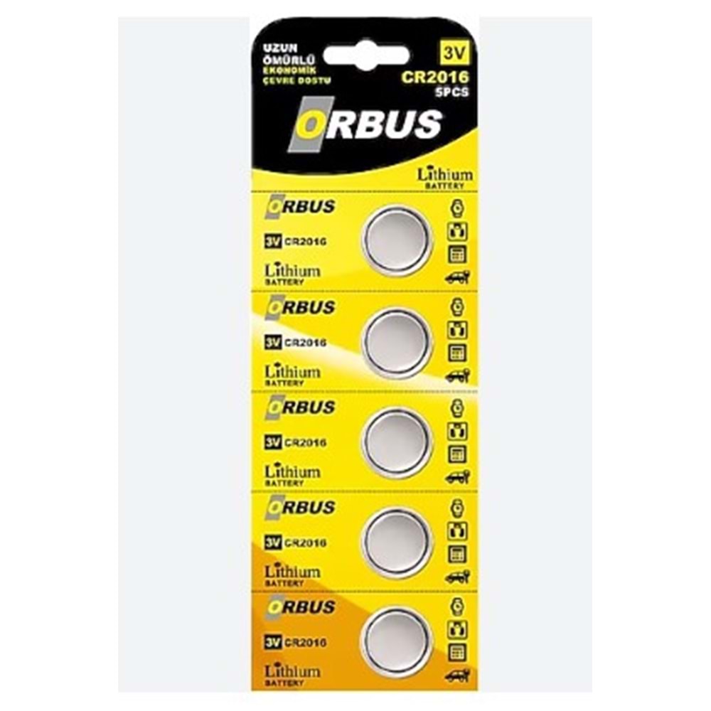 ORBUS 2016 5Lİ PİL