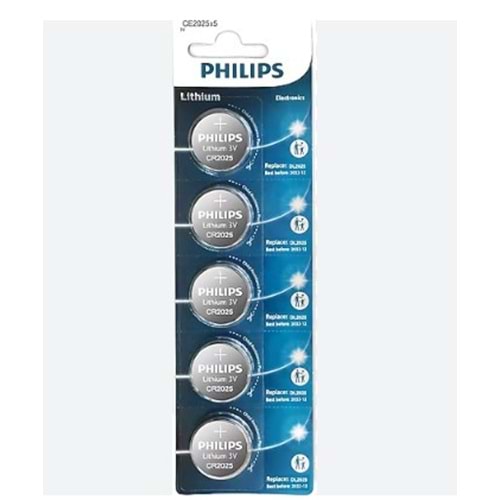 PHILIPS CR2025 3V PİL
