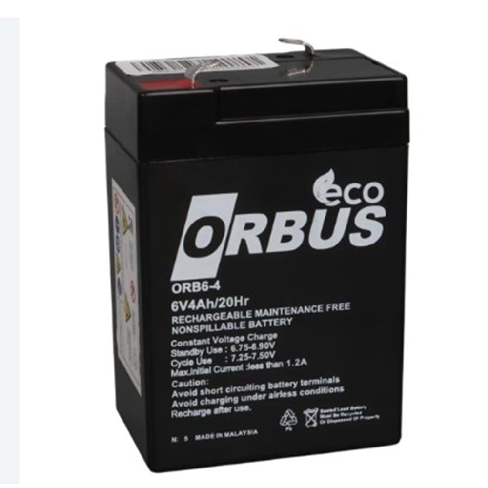 ORBUS 6V4Ah/20HR AKÜ