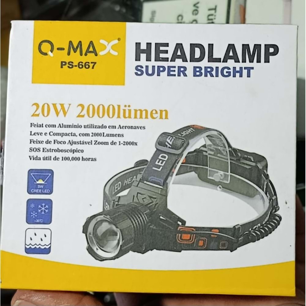 Q-MAX PS-667 KAFA FENERİ