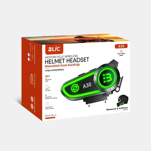 BLİC A30 KASK KULAKLIK İNTERKOM