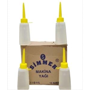 SİMMER MAKİNA YAĞI 150 ml