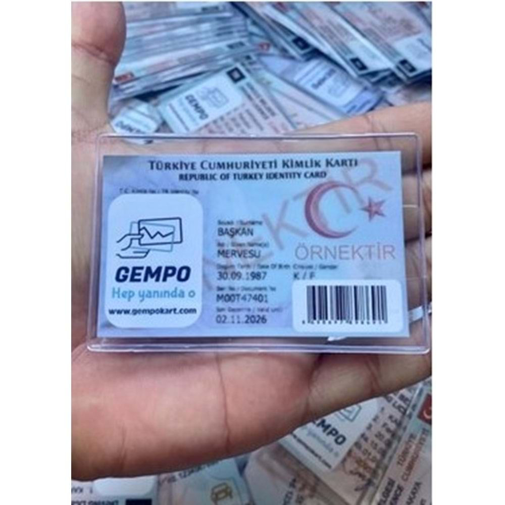 PVC KİMLİK KABI