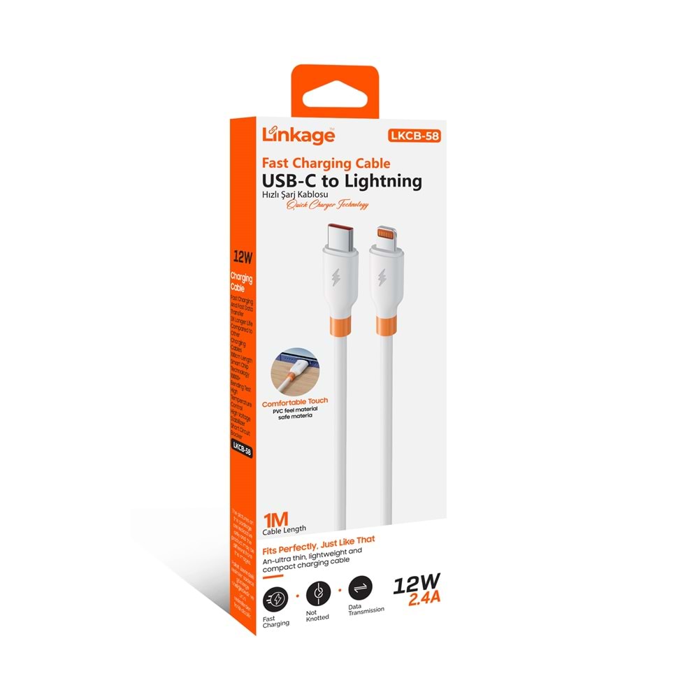 LİNKAGE LKCB-58 USB-C to Şarj Kablosu