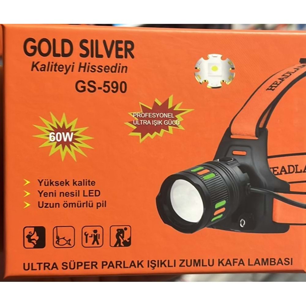 GOLD SİLVER GS-590 KAFA FENERİ