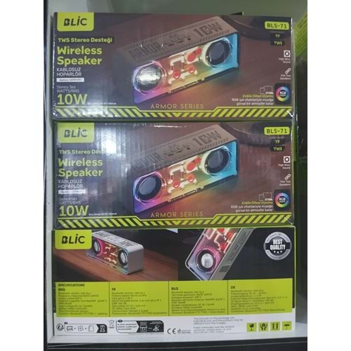 HOPARLÖR BLS-71 BİLİC MÜZİK KUTUSU