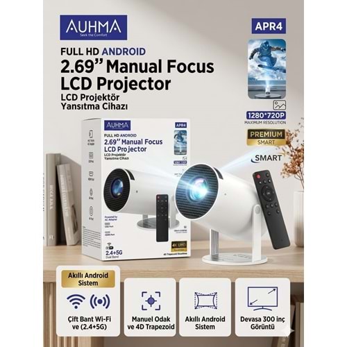 AUHMA APR4 LCD PROJEKTÖR