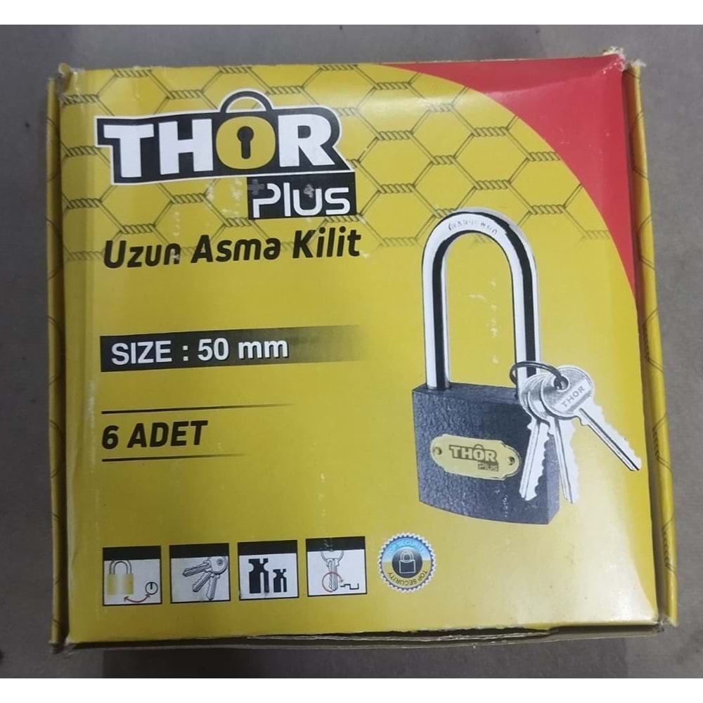 THOR 50mm UZUN ASMA KİLİT