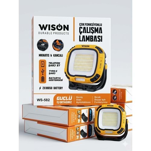 WISQN WS-582 ÇOK FONKSİYONLU ÇALIŞMA LAMBASI