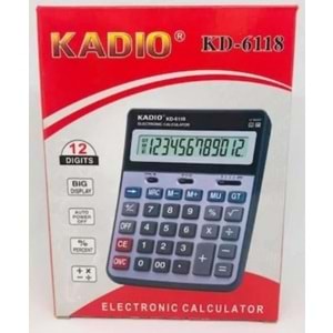 KD-6118 KADIO HESAP MAKINASI